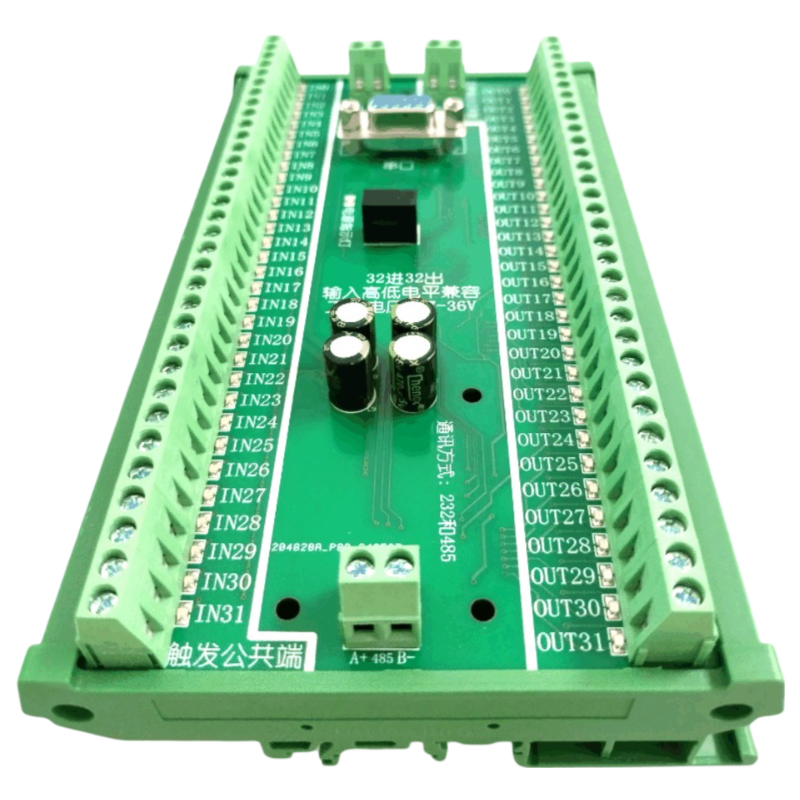 32 In 32 Out API SDK Optocoupler Serial Port Control Card